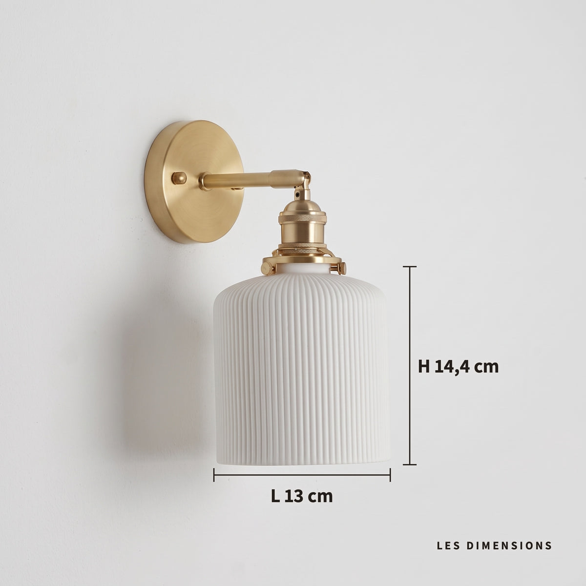 Coupelle — les dimensions