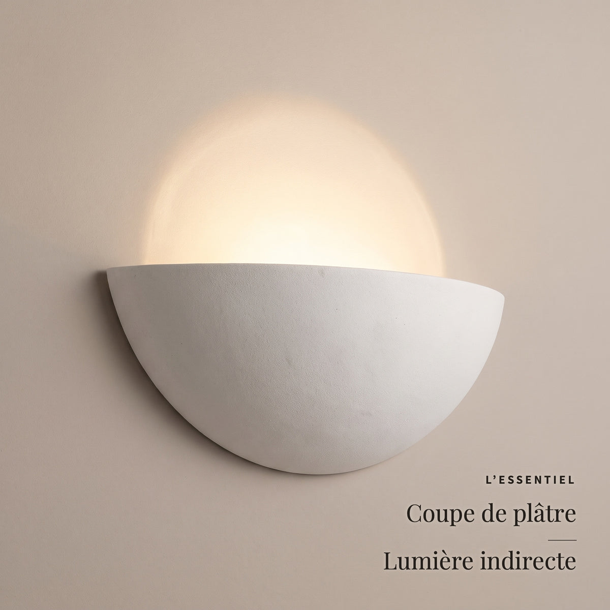 Demi-lune de plâtre — l'essentiel