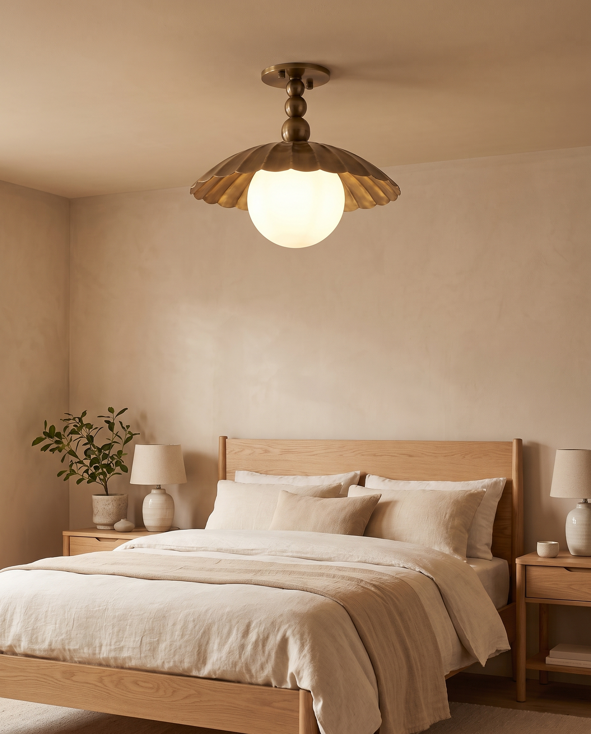 Préau dans une chambre