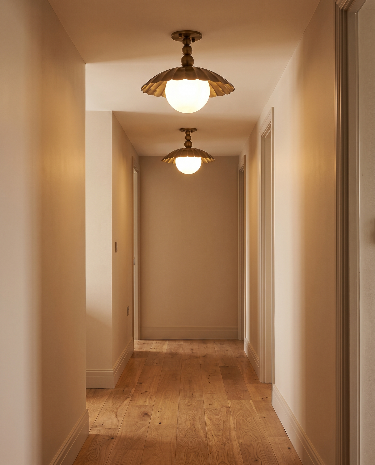 Préau dans un couloir