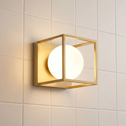 Cube de bain, vue de côté