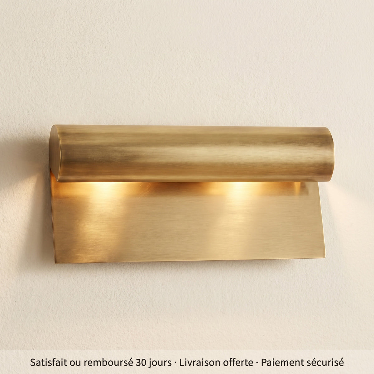 Lingot, détail du laiton brossé