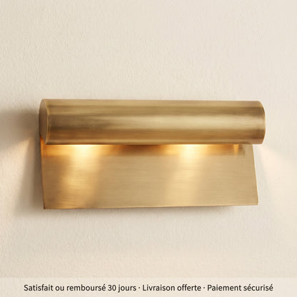Lingot, détail du laiton brossé
