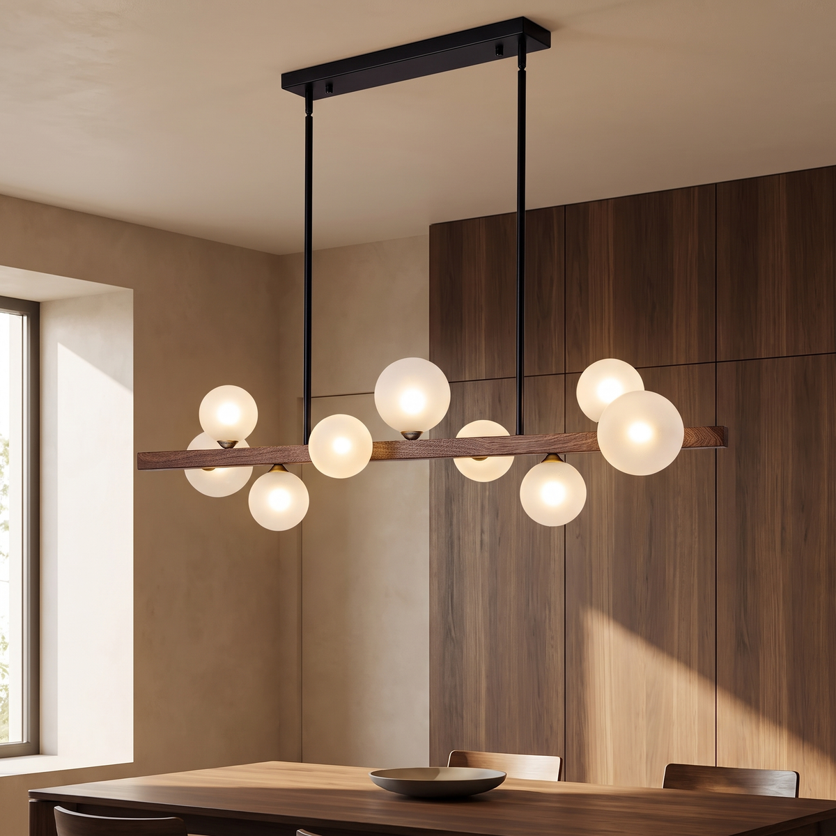 Trio de noyer, visuel de section