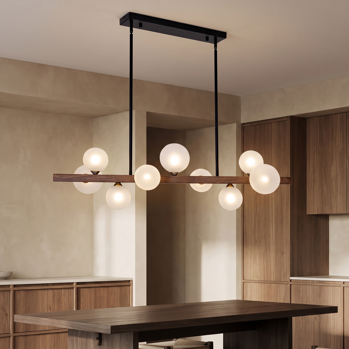 Trio de noyer, visuel de section