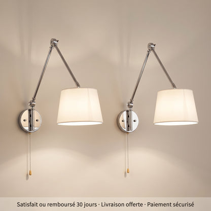 Potence, paire en tête de lit