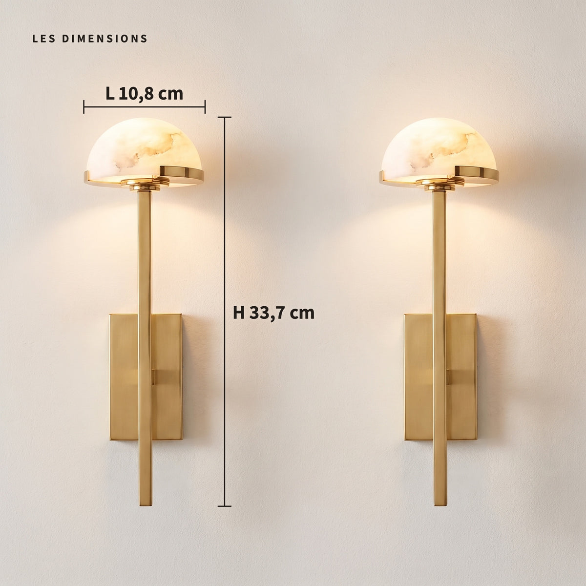 Voûte — les dimensions
